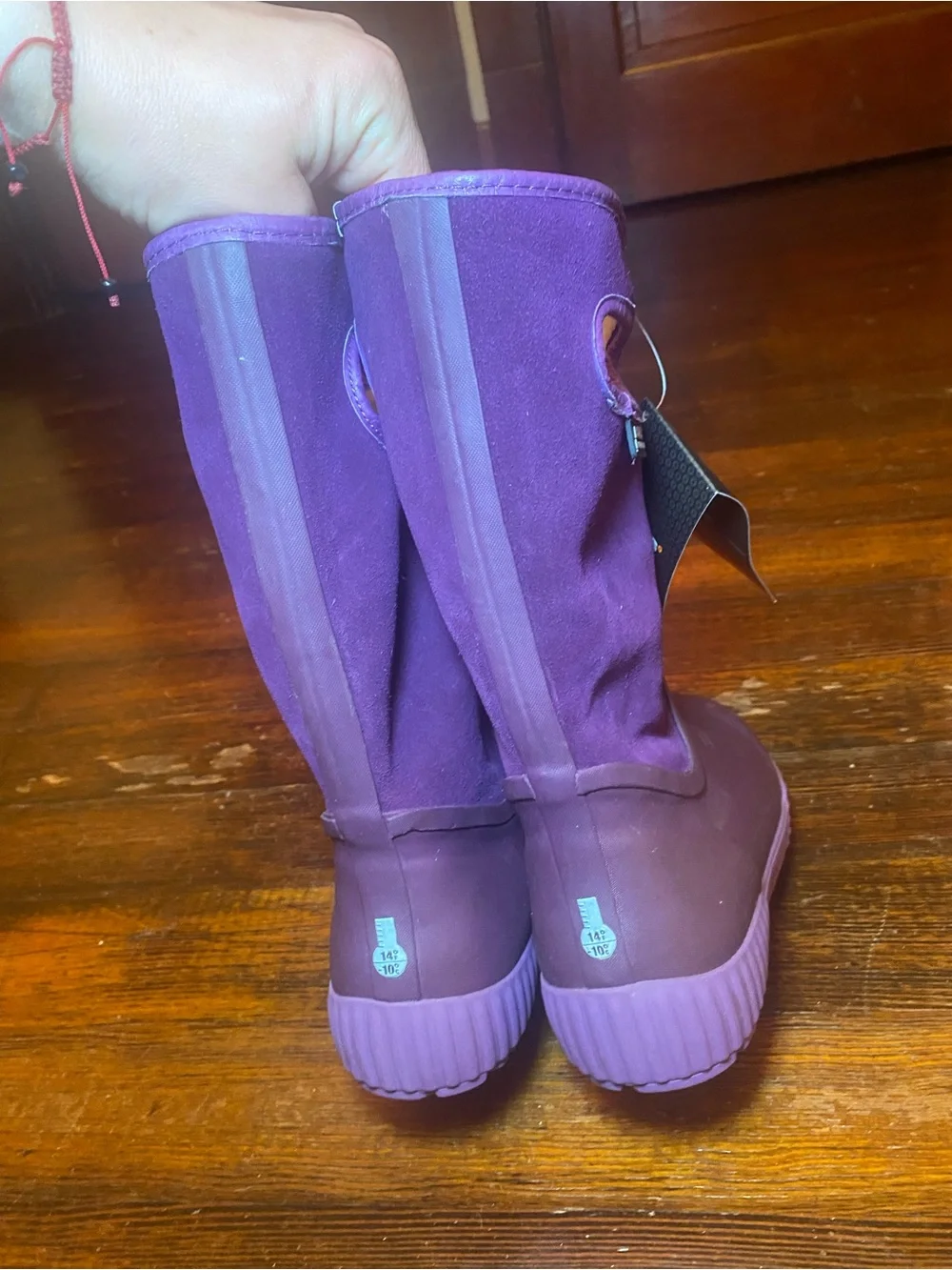 NWT Bogs Prairie Insulated Waterproof Winter Boots Sherpa Lining